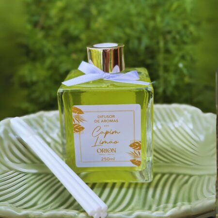 Difusor de Ambiente - CAPIM LIMÃO 250ml - Frasco de vidro