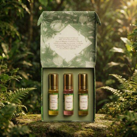 KIT Perfume Mini - Feitiço Amazônico - Priprioca - Patchouly